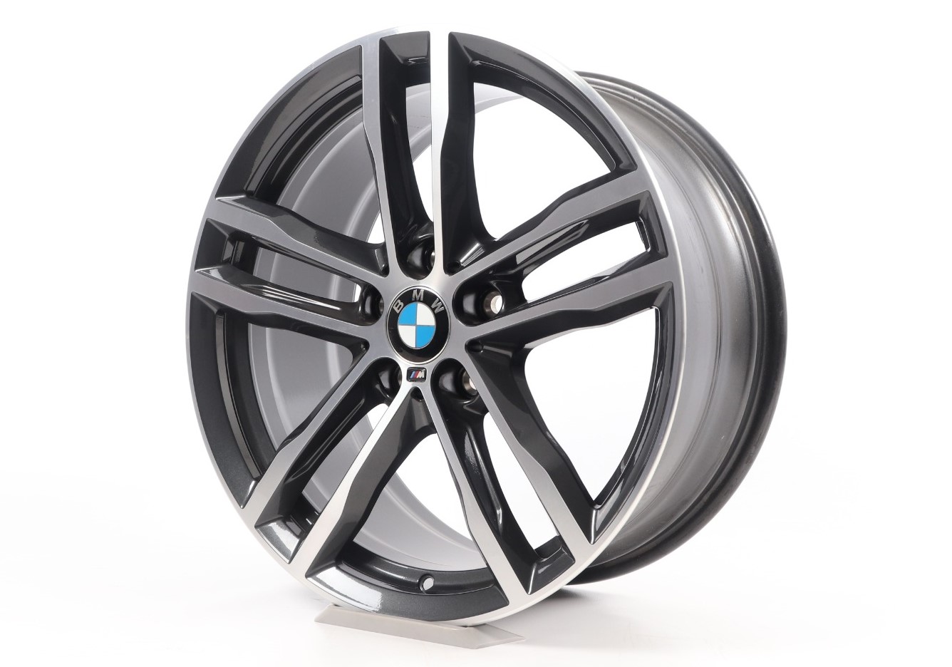 1x Hinterachse BMW Alufelge 3er F30 F31 4er F32 F33 F36 19 Zoll Styling 704 M Doppelspeiche
