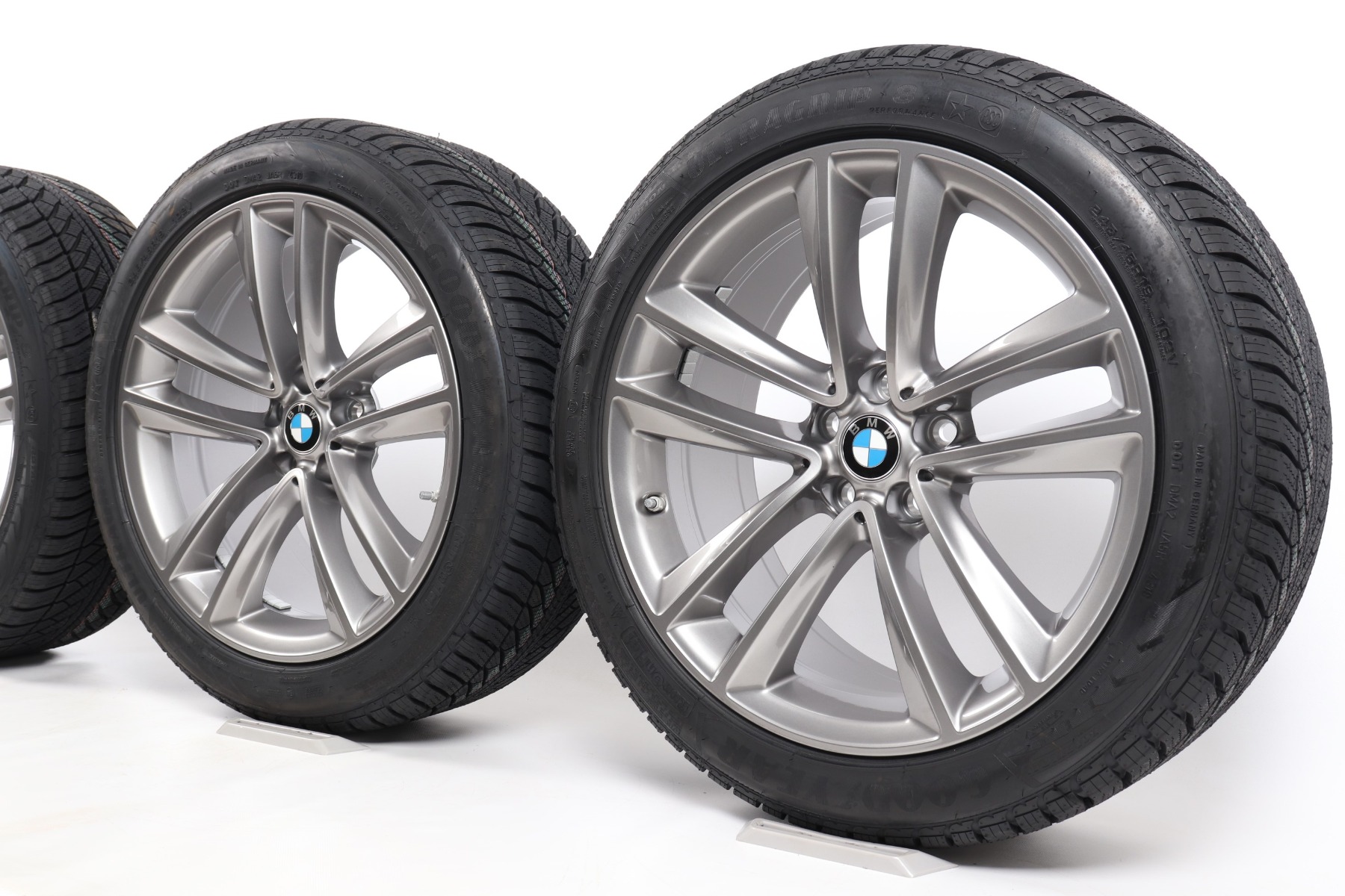BMW Winterkompletträder 6er G32 7er G11 G12 19 Zoll Styling 630 Doppelspeiche Goodyear UltraGrip 8 Performance