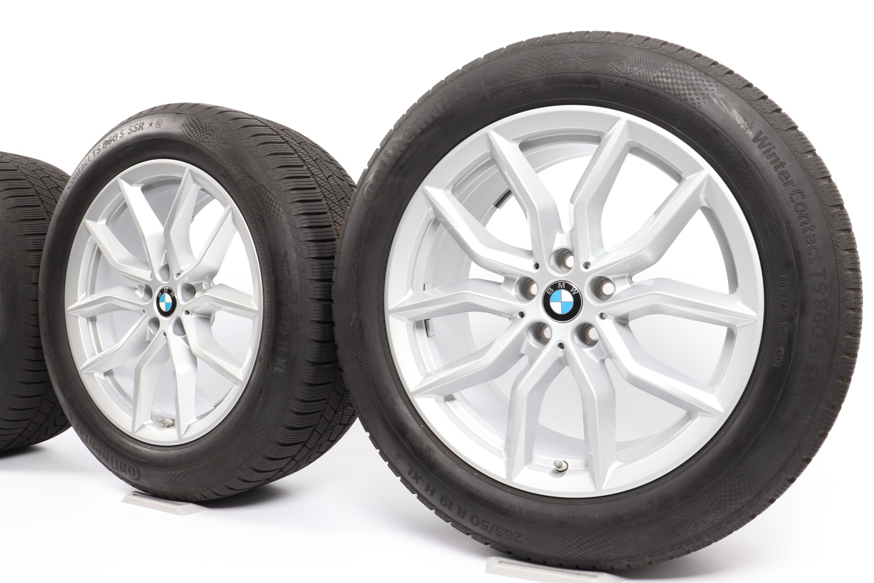 BMW Winterkompletträder X5 G05 X6 G06 19 Zoll Styling 734 V-Speiche Continental WinterContact TS 860S