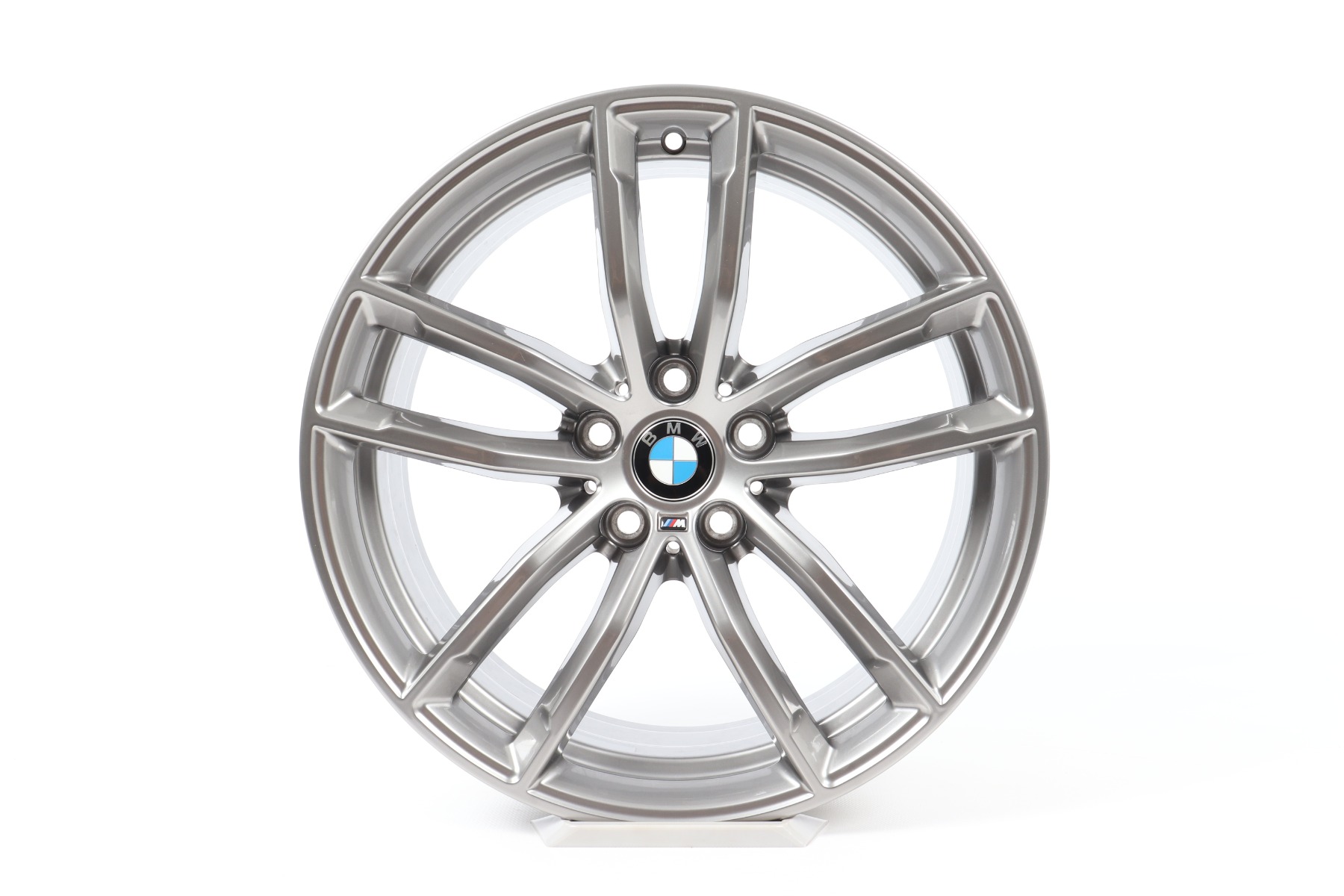 1x Hinterachse BMW Alufelge 5er G30 G31 18 Zoll Styling 662 M Doppelspeiche