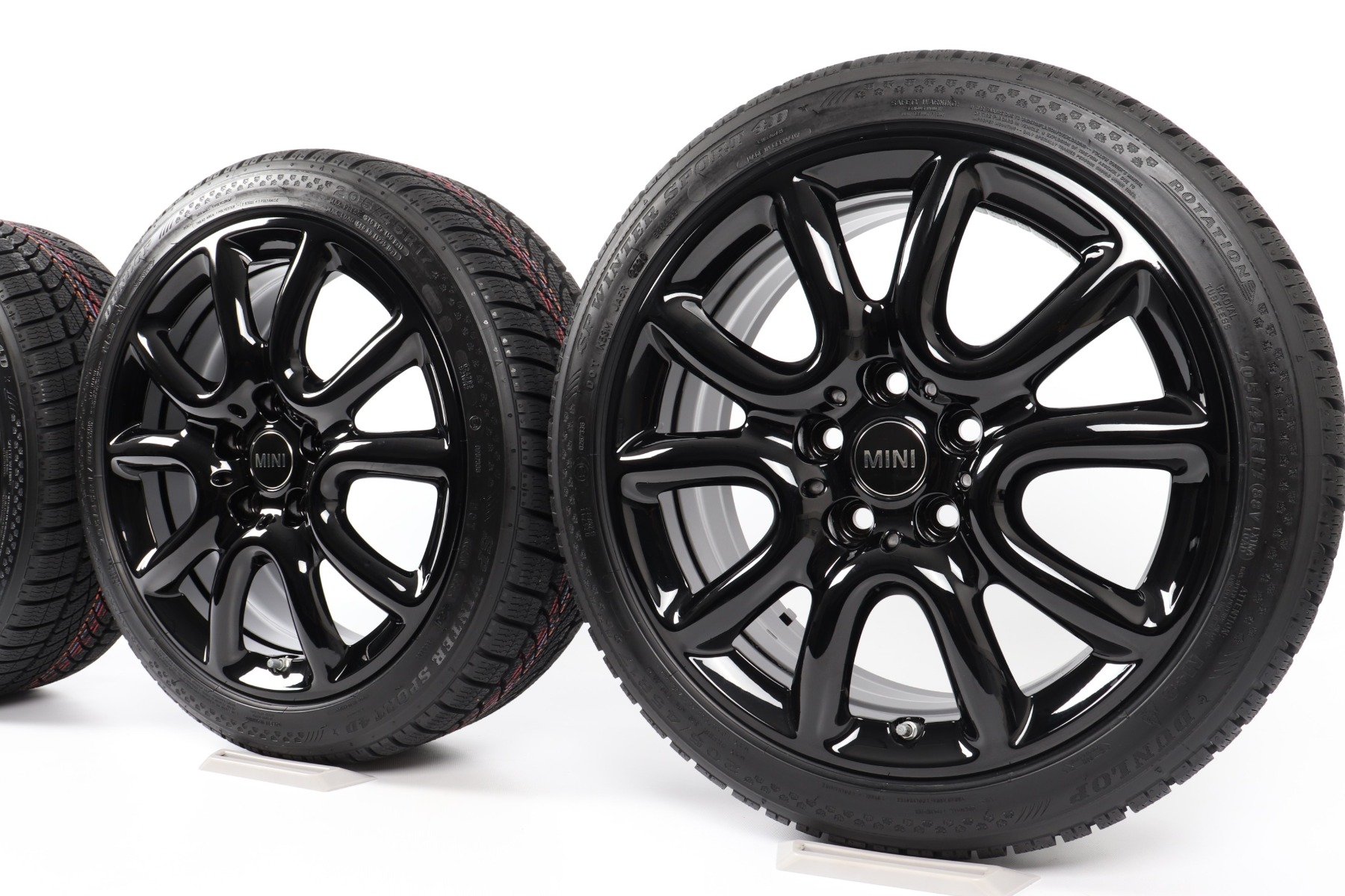 MINI Sommerkompletträder F56 F55 F57 17 Zoll Styling JCW Race Spoke 498 Goodyear Eagle F1 Asymmetric 3