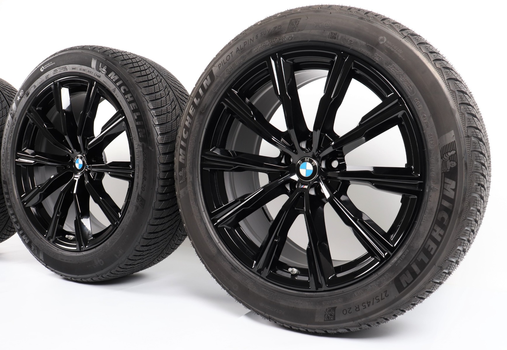 BMW Winterkompletträder X5 G05 X6 G06 20 Zoll Styling 740 M Sternspeiche Michelin Pilot Alpin 5 SUV