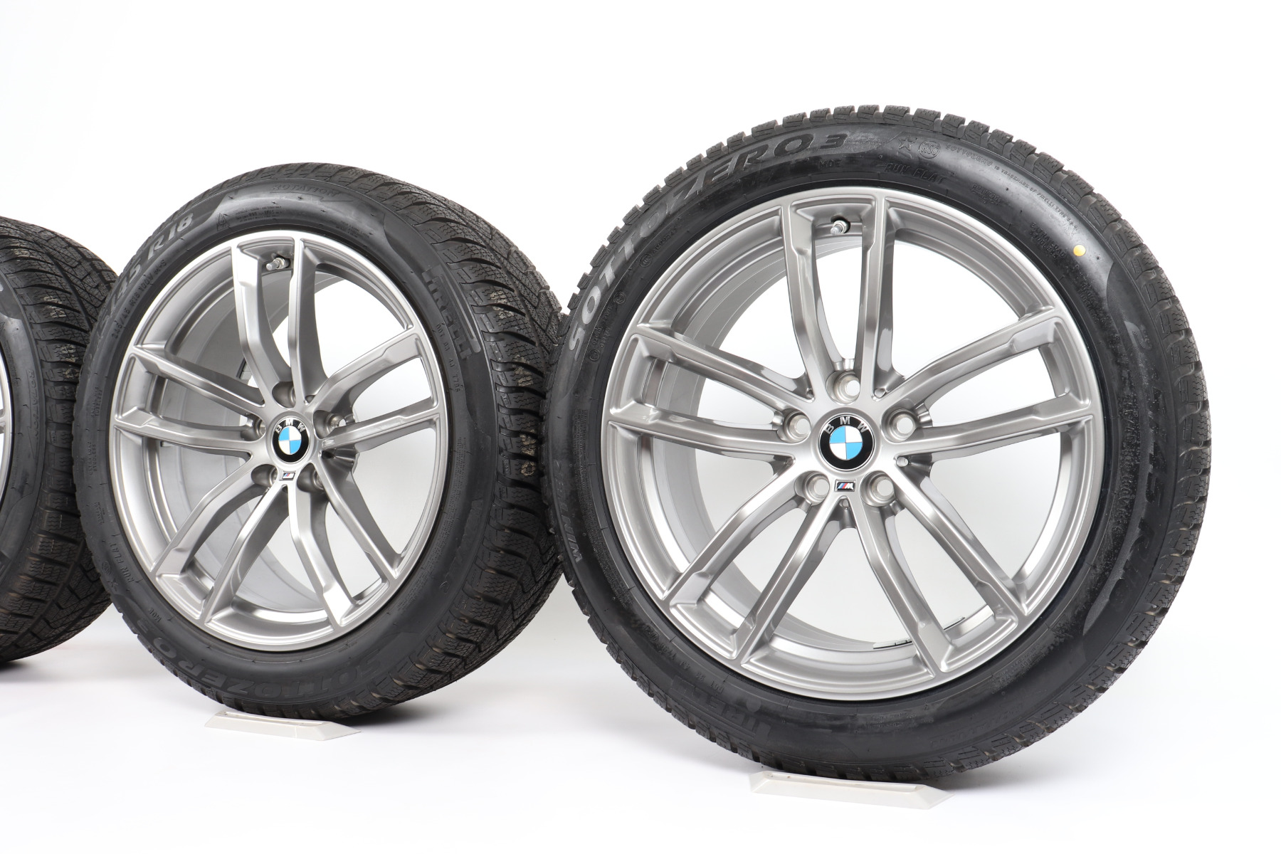 BMW Winterkompletträder 5er G30 G31 18 Zoll Styling 662 M Doppelspeiche Pirelli Winter Sottozero 3