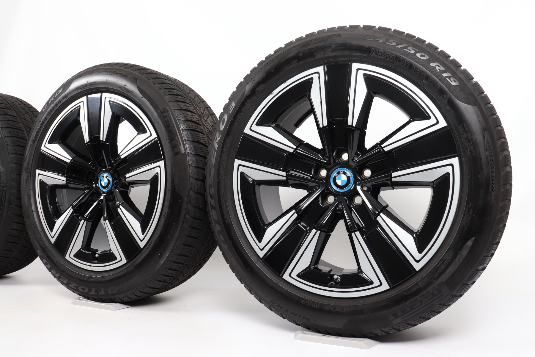 BMW Sommerkompletträder iX3 G08 19 Zoll Styling 842 Aerodynamik Goodyear Eagle F1 Asymmetric 6