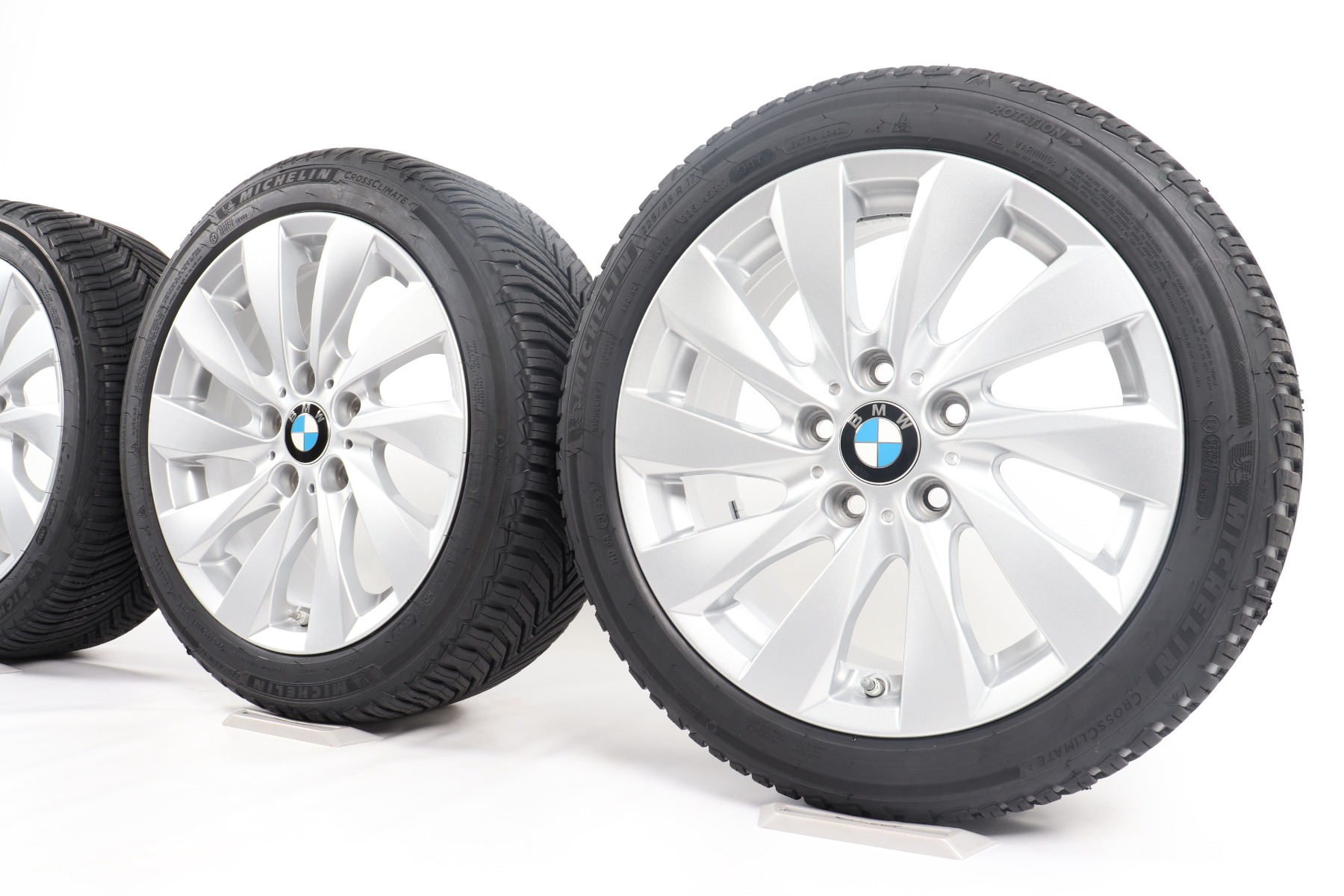 BMW Ganzjahresräder 1er F20 F21 2er F22 F23 17 Zoll Styling 381 Turbinenstyling Goodyear Vector 4 Seasons Gen-3