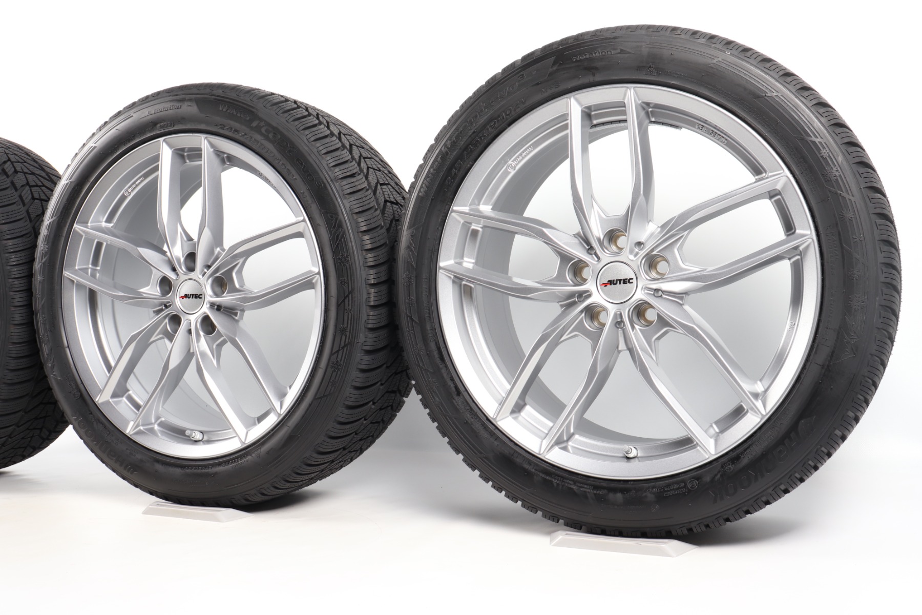 AUTEC Winterkompletträder für BMW 2er U06 U25 19 Zoll Styling Bavaris Doppelspeiche Continental Winter Contact TS870P XL FR Evc