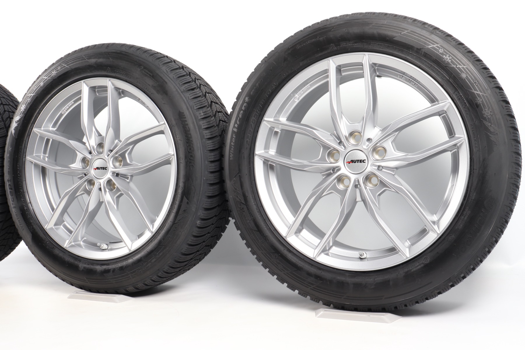 AUTEC Winterkompletträder für BMW 5er G60 G61 18 Zoll Styling Bavaris Doppelspeiche Continental WinterContact TS 860 S XL * MO Evc