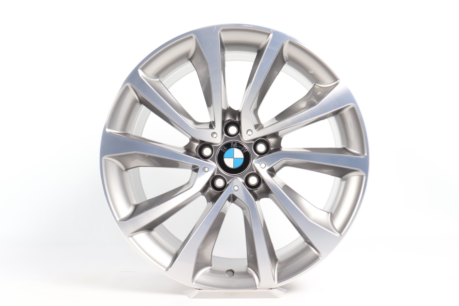1x Hinterachse BMW Alufelge X6 F16 19 Zoll Styling 595 V-Speiche