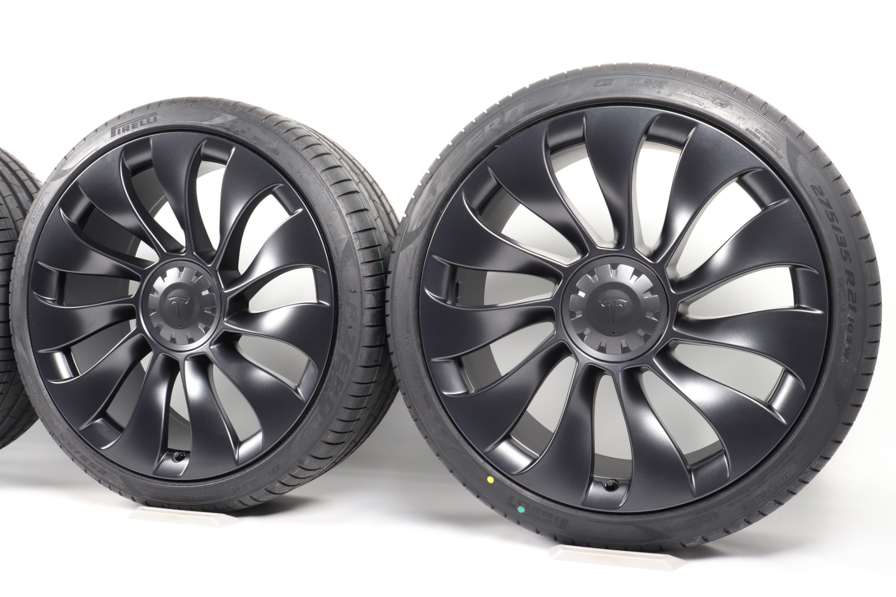 Original Tesla Sommerkompletträder Model Y 21 Zoll Überturbine Pirelli P Zero PNCS