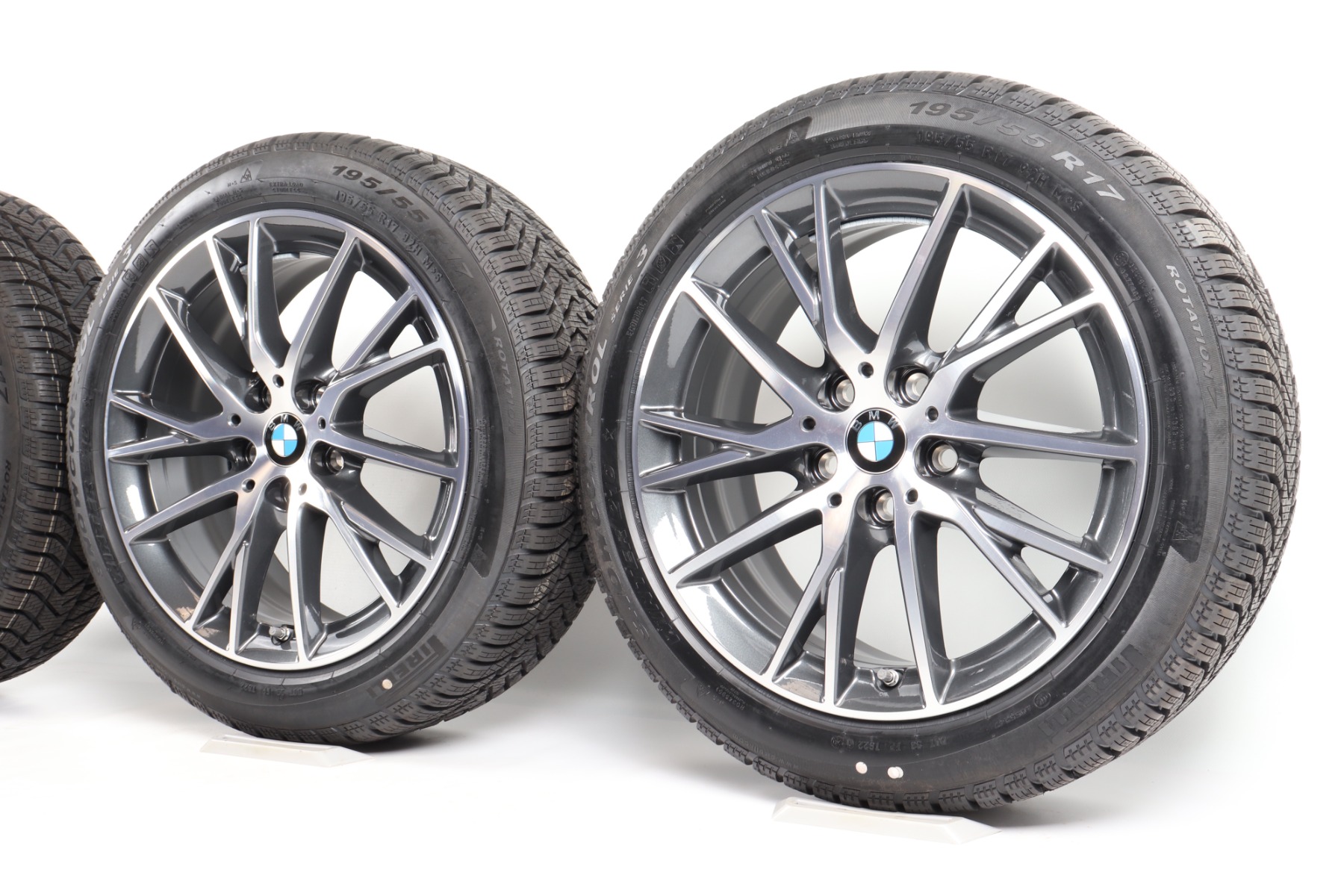 BMW Winterkompletträder 1er F40 2er F44 17 Zoll Styling 489 Y-Speiche Pirelli Snowcontrol Serie 3 Winter 210