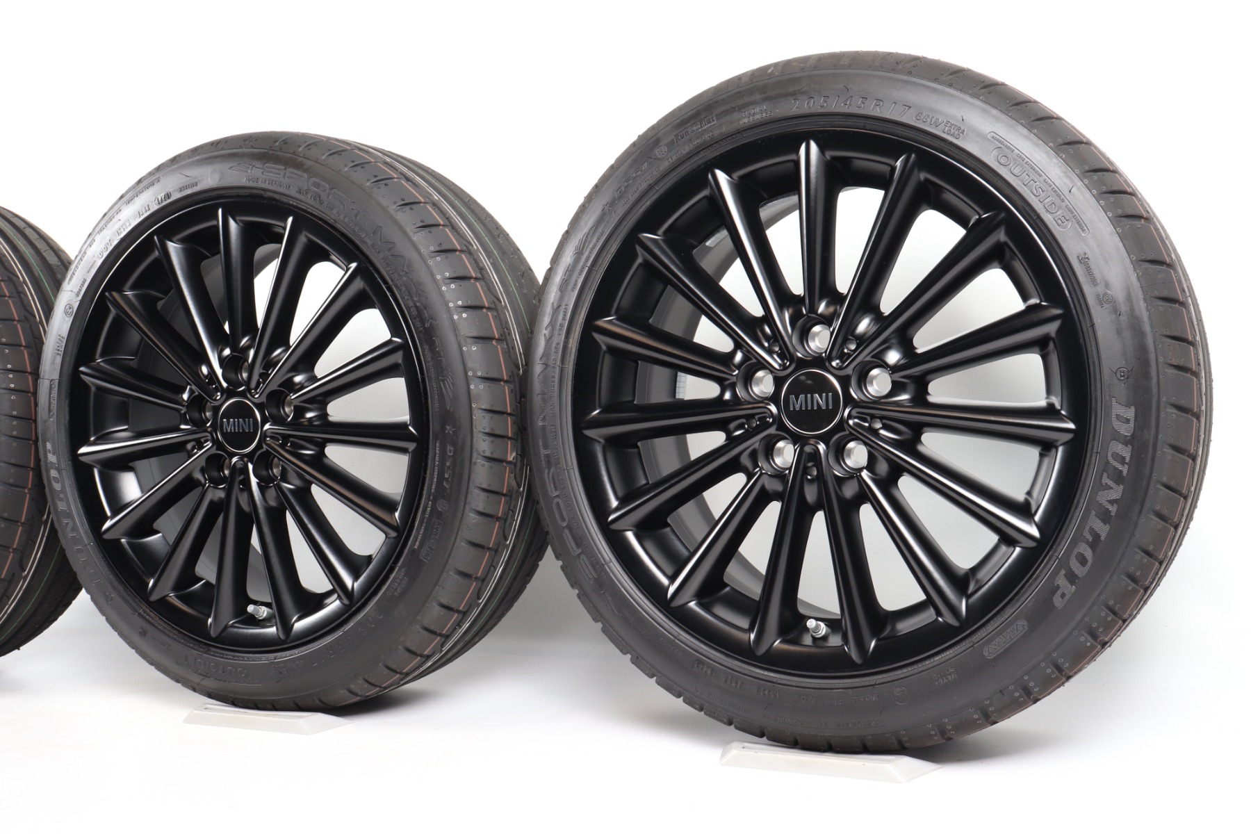 MINI Sommerkompletträder F56 F55 F57 17 Zoll Styling Multi Spoke 505 Dunlop Sportmaxx RT