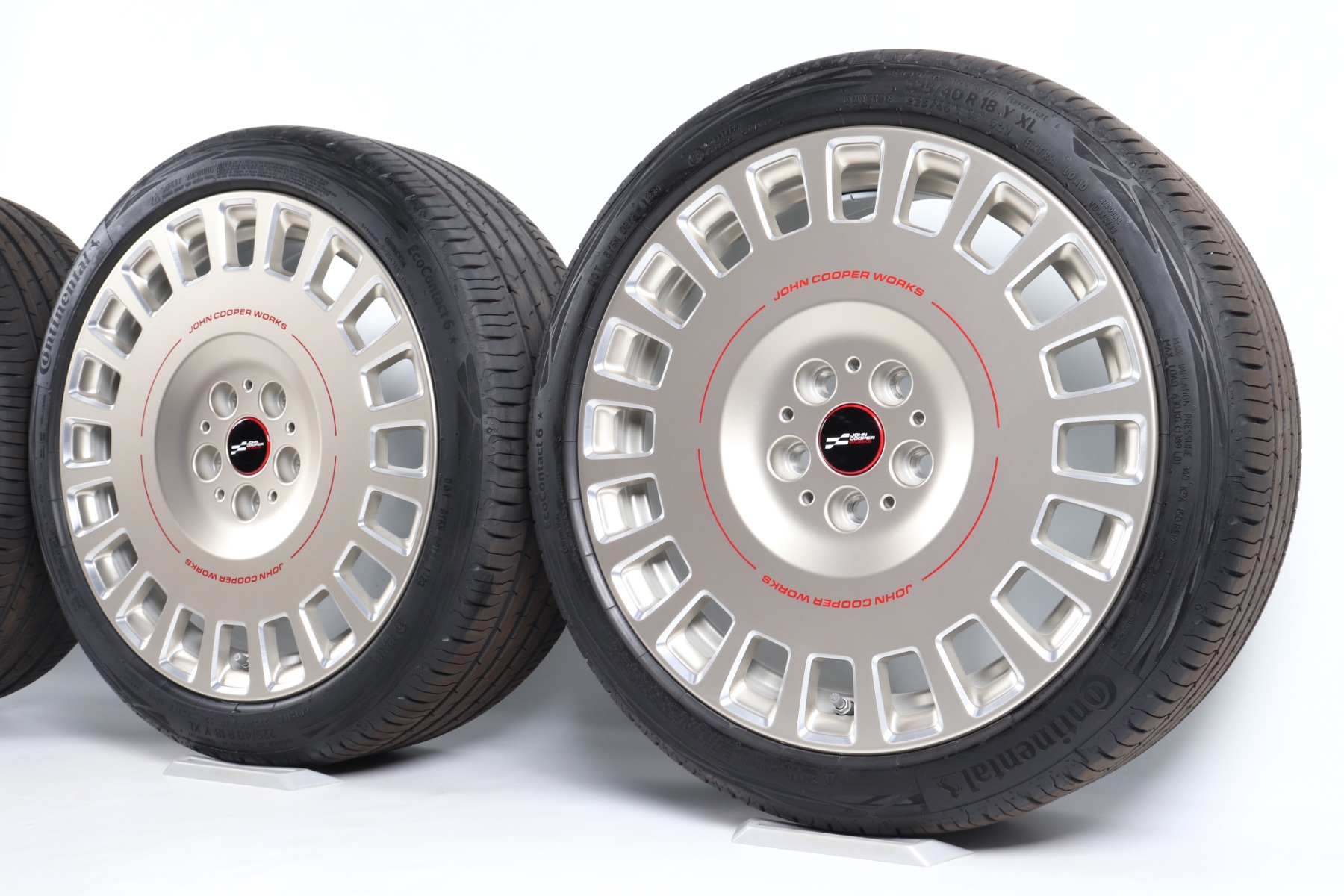MINI Winterkompletträder J01 18 Zoll Styling JCW Rallye Spoke 992 Hankook i*cept evo 3