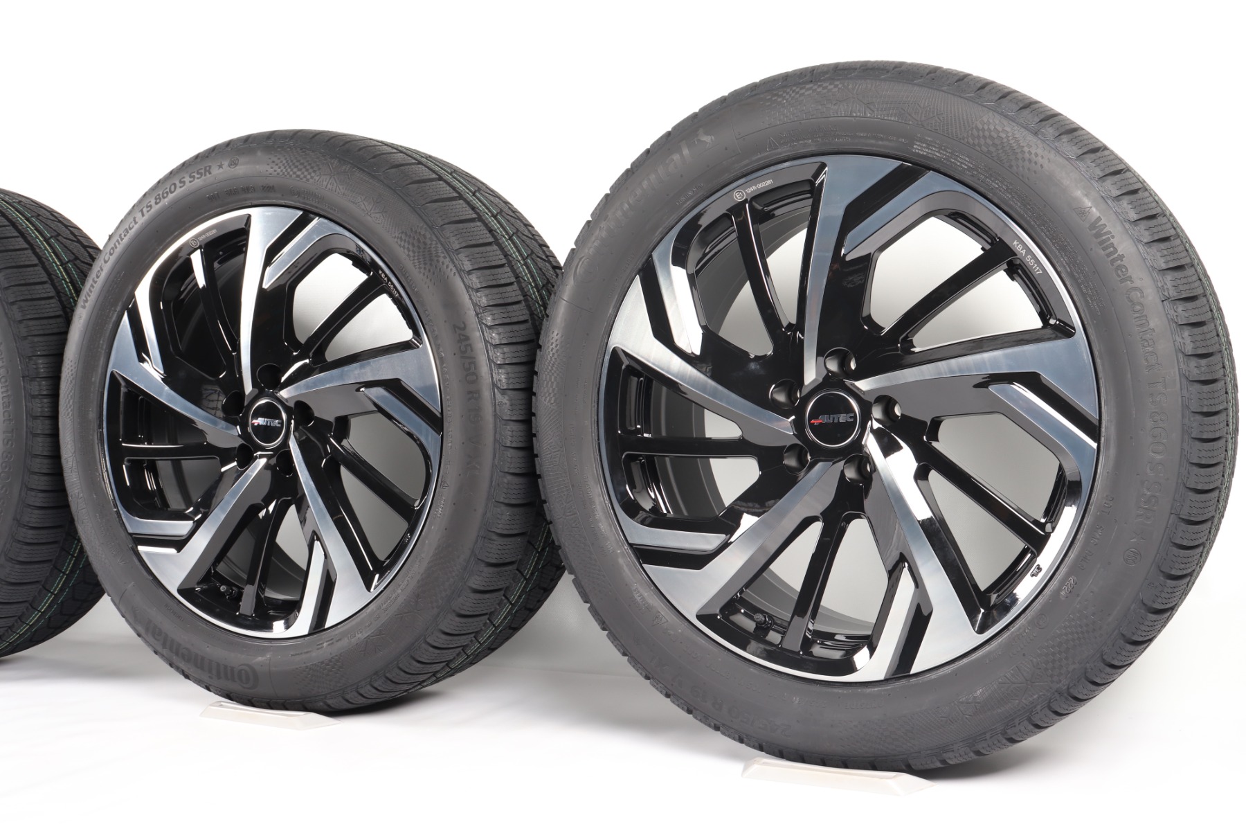AUTEC Winterkompletträder für BMW iX3 G08 19 Zoll Styling Rixon Continental WinterContact TS 860 S SSR XL * Evc