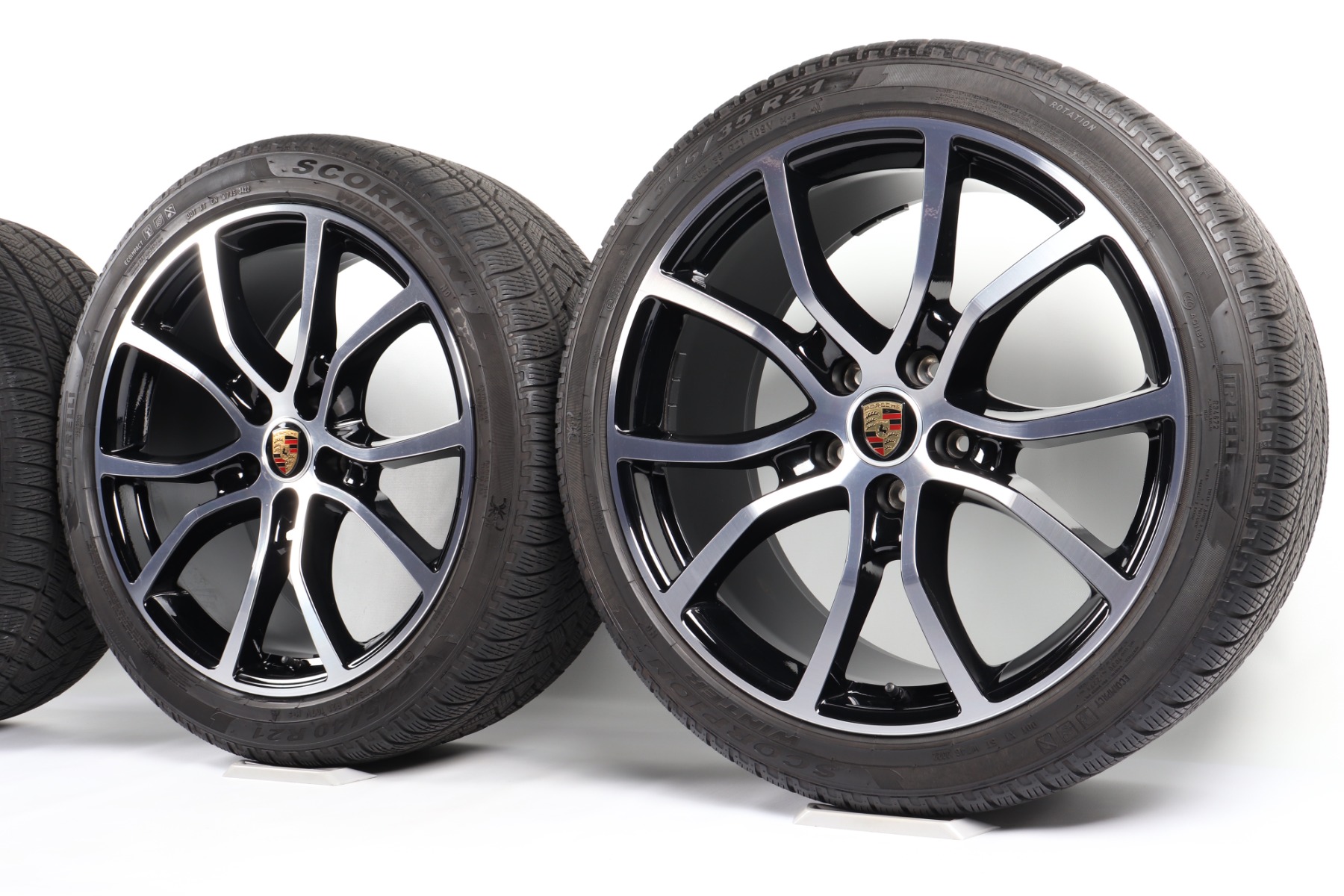 Porsche Sommerkompletträder Cayenne E3 II 21 Zoll "Exclusive Design" Michelin Pilot Sport 4 NC0