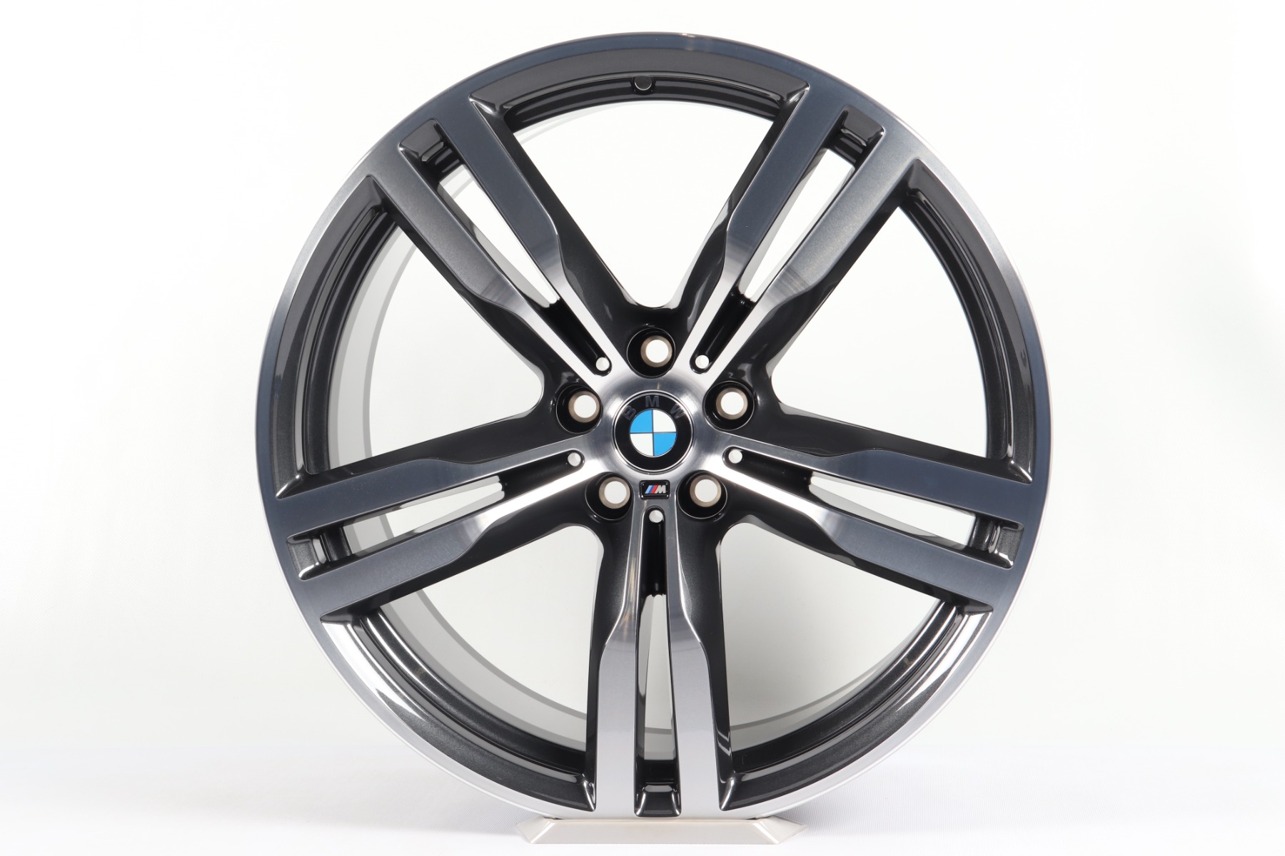 1x Hinterachse BMW Alufelge 6er G32 7er G11 G12 20 Zoll Styling 648 M Doppelspeiche