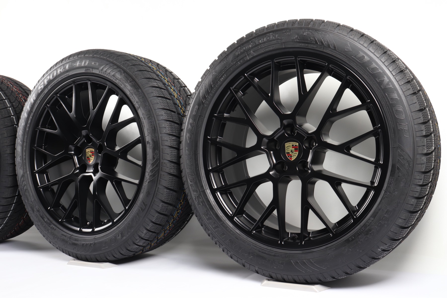 Porsche Winterkompletträder Macan I + II 20 Zoll "RS Spyder Design" Dunlop Winter Sport 4D