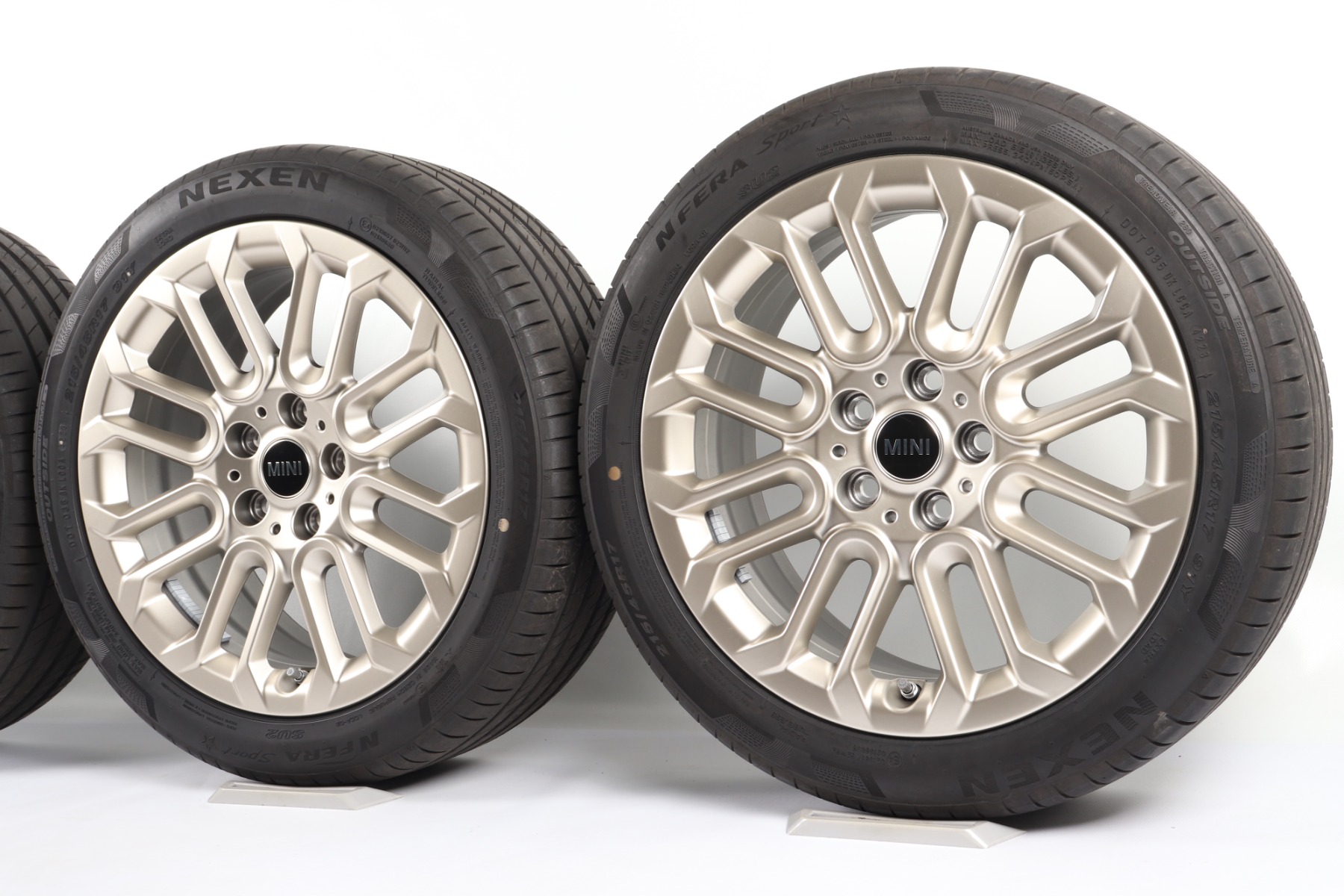 MINI Sommerkompletträder F65 F66 F67 17 Zoll Styling 956 U-Spoke Nexen N ́Fera Sport