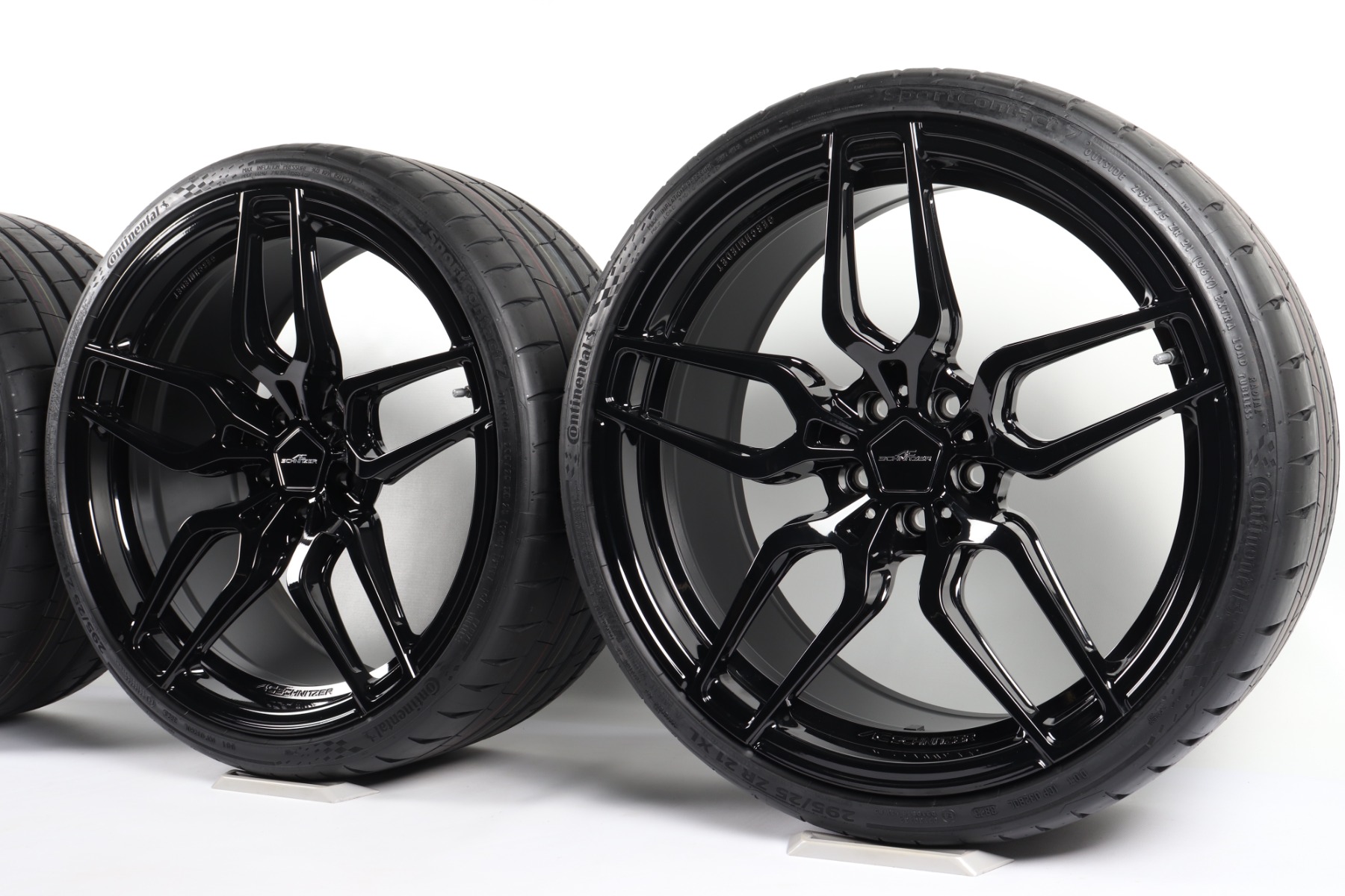 AC Schnitzer Sommerkompletträder M3 G80 G81 20 Zoll 21 Zoll Styling AC4 geschmiedet Continental Sport Contact 7