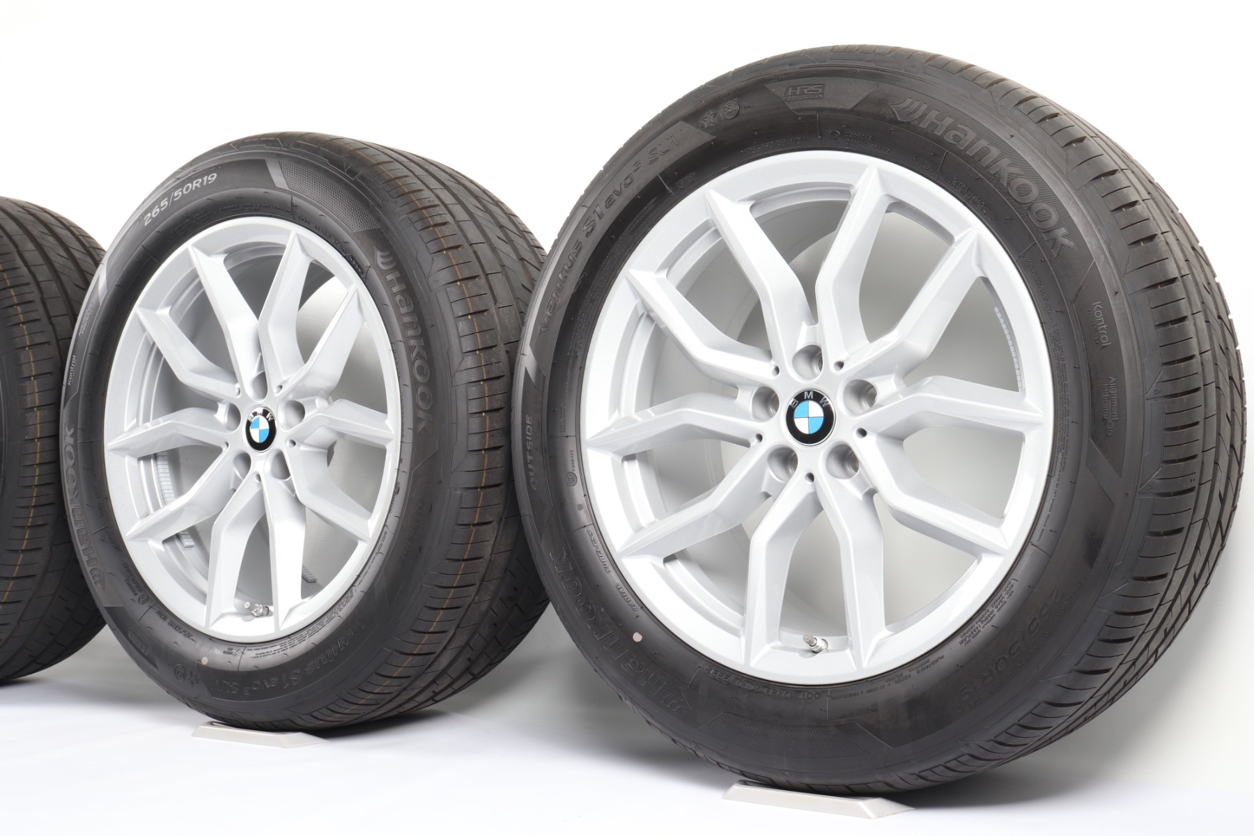 BMW Sommerkompletträder X5 G05 X6 G06 19 Zoll Styling 734 V-Speiche Hankook Ventus S1 Evo 3