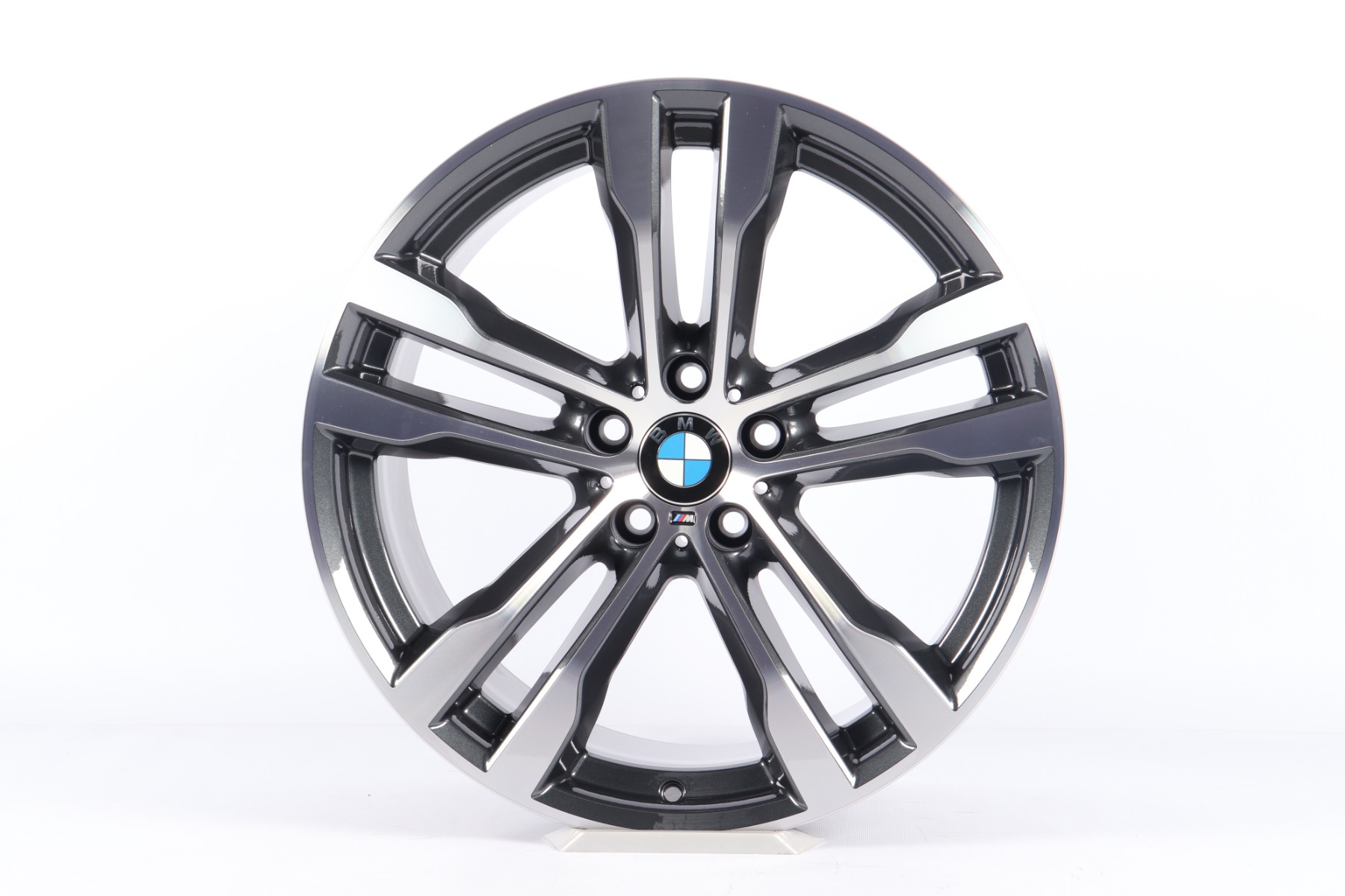 1x Hinterachse BMW Alufelge X5 F15 X6 F16 20 Zoll Styling 468 M Doppelspeiche