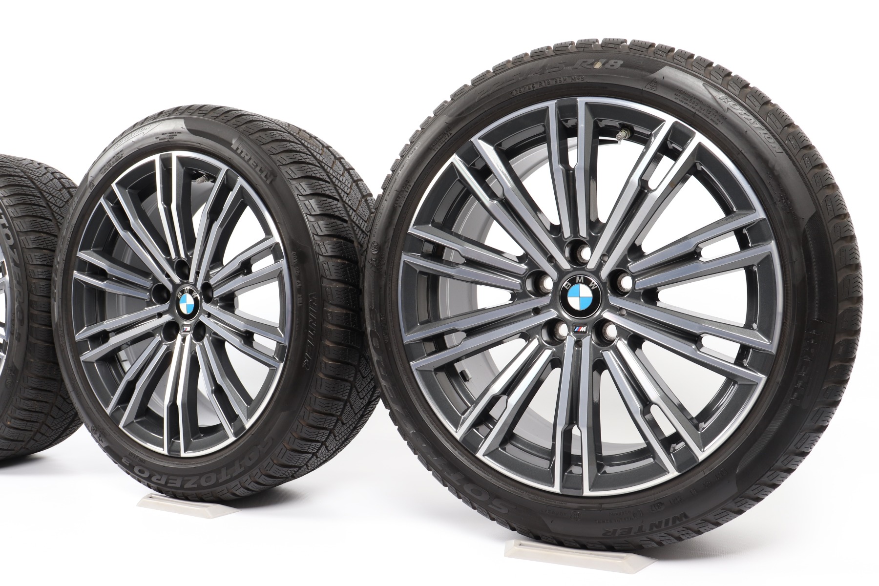 BMW Winterkompletträder 3er G20 G21 4er G22 G23 18 Zoll Styling 790 M Doppelspeiche Continental WinterContact TS 860 S