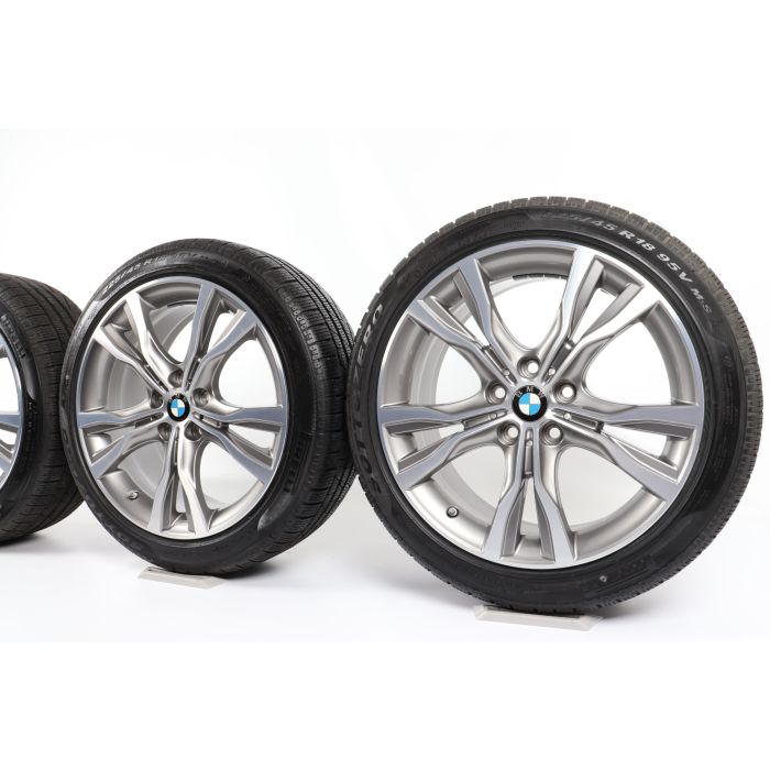 BMW Velgen met Winterbanden 2 Serie F45 F46 18 Inch Styling 484 Doppelspeiche main product photo