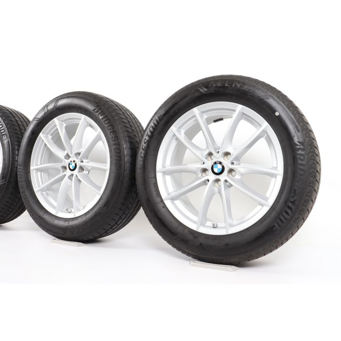 BMW Sommerkompletträder X3 G01 X4 G02 18 Zoll Styling 618 V-Speiche main product photo