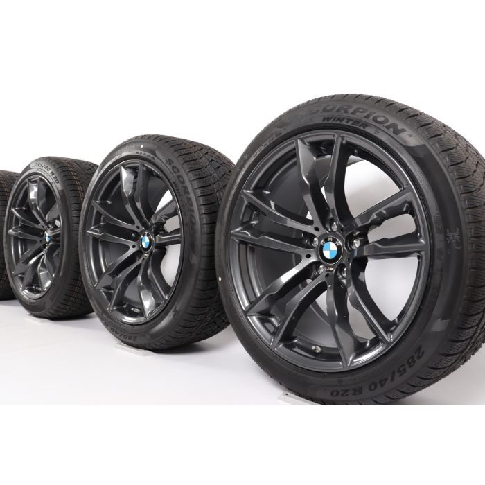 BMW Winterkompletträder X5M F85 X6M F86 20 Zoll Styling 611 M Doppelspeiche main product photo