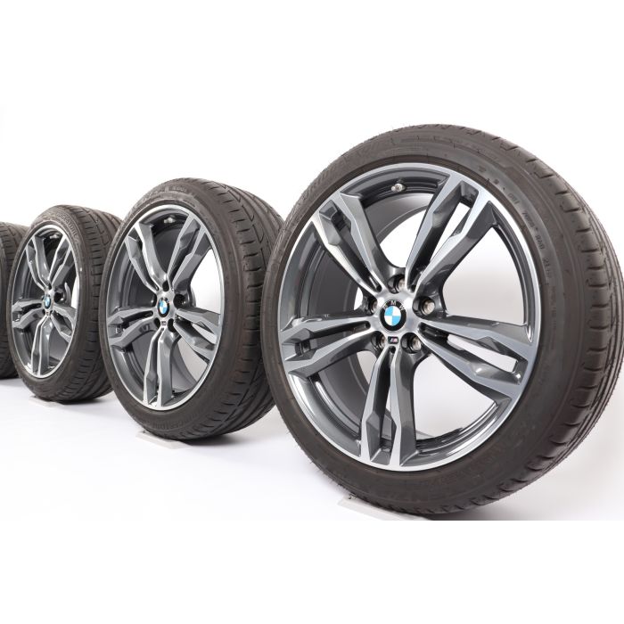 BMW Sommerkompletträder X1 F48 19 Zoll Styling 572 M Doppelspeiche main product photo