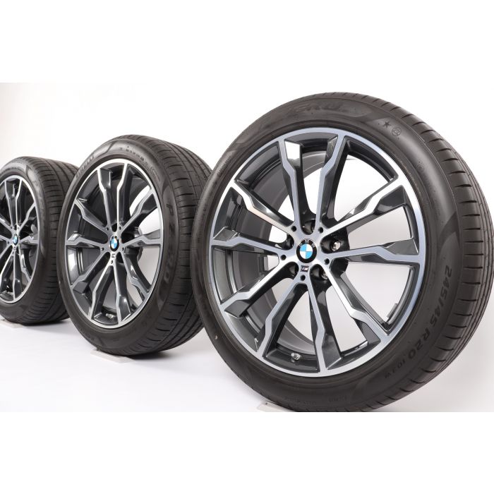 BMW Sommerkompletträder X3 G01 X4 G02 20 Zoll Styling 699 M Doppelspeiche main product photo