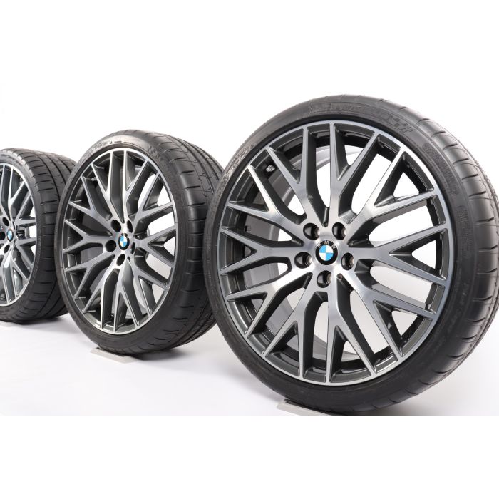 BMW Sommerkompletträder 5er G30 G31 20 Zoll Styling 636 Kreuzspeiche main product photo