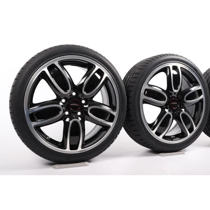 MINI Sommerkompletträder F55 F56 F57 18 Zoll 563 Cup Spoke 2-Tone