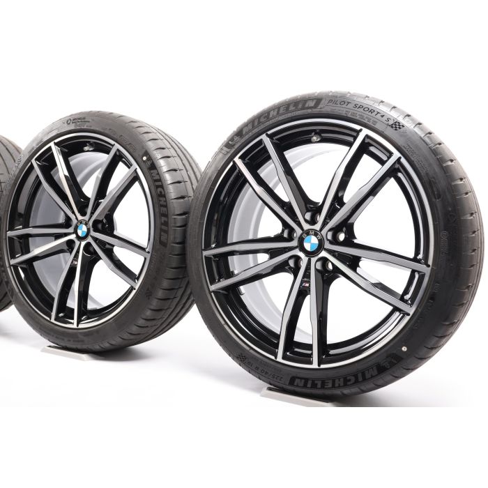 BMW Sommerkompletträder 3er G20 G21 2er G42 4er G22 G23 19 Zoll Styling 791 M Doppelspeiche main product photo