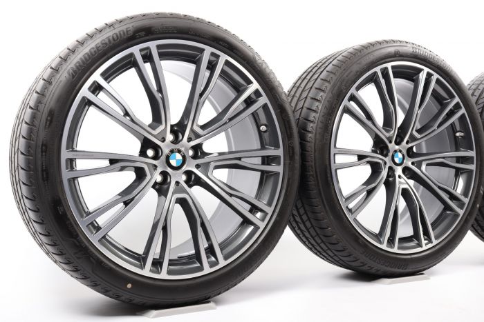 【美品 BMW X3 G01 726 純正 21インチ ブラック 4本】 $_3.JPG