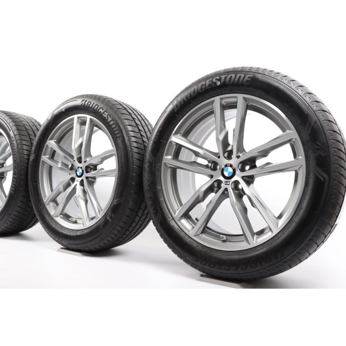 BMW Sommerkompletträder X3 G01 X4 G02 19 Zoll Styling 698 M Doppelspeiche main product photo