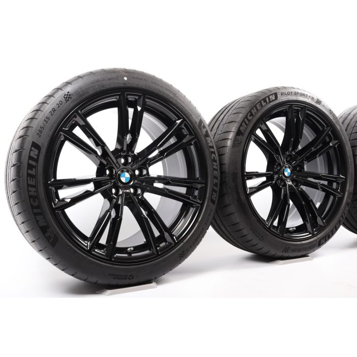 BMW Sommerkompletträder M5 F90 20 Zoll Styling 706 M Doppelspeiche
