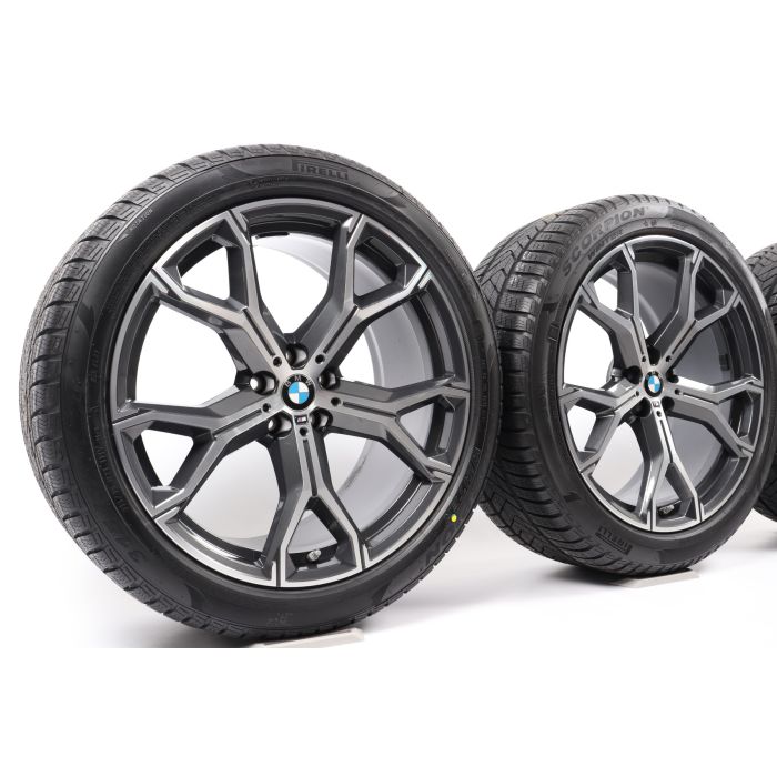 BMW Winterkompletträder X5 G05 X6 G06 21 Zoll Styling 741 M Y-Spe