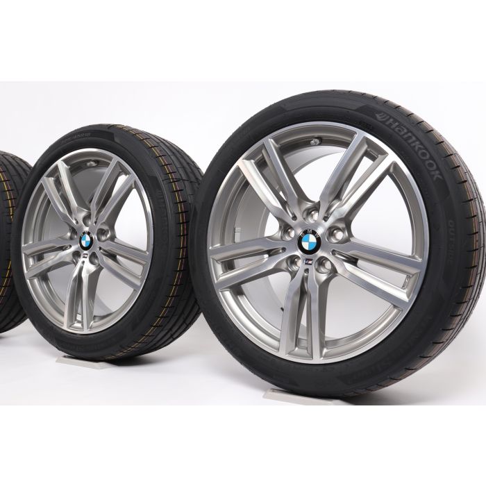 BMW Sommerkompletträder 2er F45 F46 18 Zoll Styling 486 M Doppelspeiche main product photo