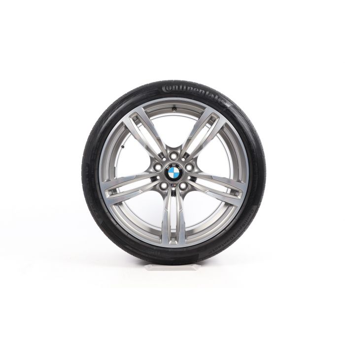 BMW Sommerkompletträder M2 F87 19 Zoll 437 M Doppelspeiche Jet Black