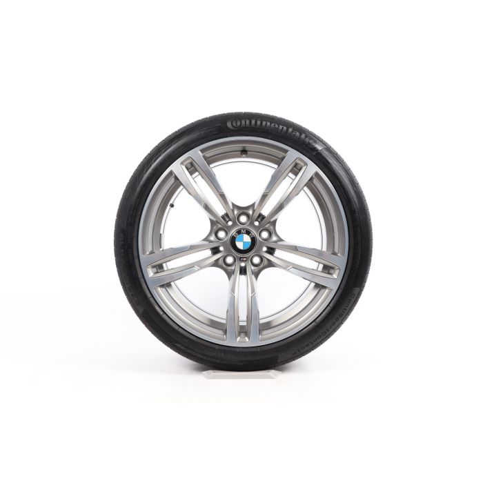 BMW Sommerkompletträder M2 F87 19 Zoll 437 M Doppelspeiche Jet Black 