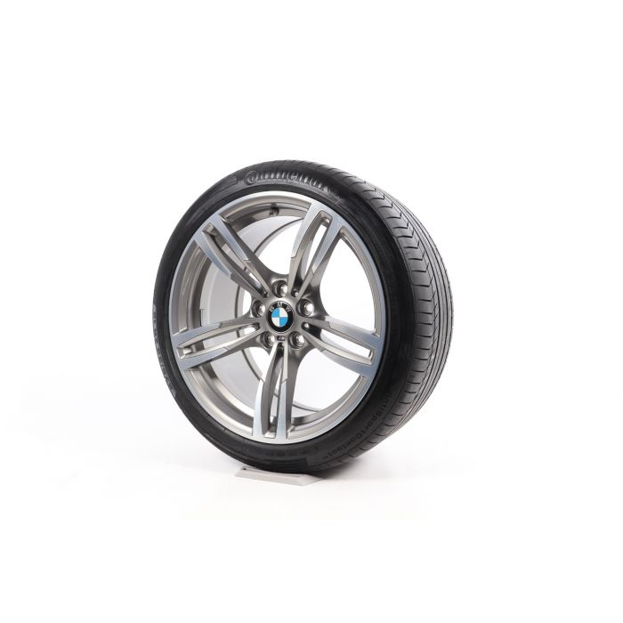 BMW Sommerkompletträder M2 F87 19 Zoll 437 M Doppelspeiche Jet Black 