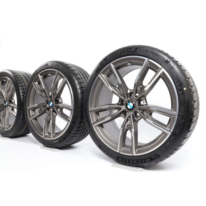 BMW Sommerkompletträder 3er G20 G21 2er G42 4er G22 G23 19 Zoll Styling 792 M Doppelspeiche main product photo