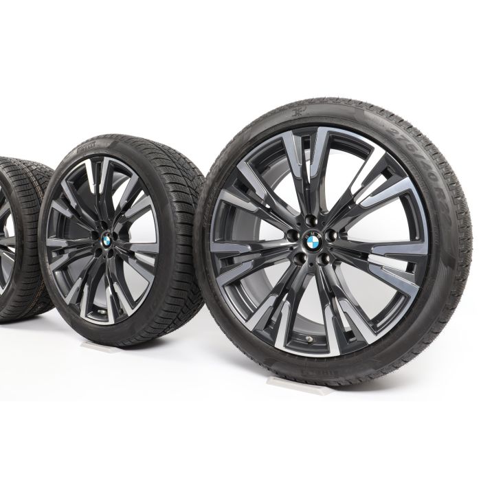 BMW Winterkompletträder X7 G07 22 Zoll Styling 756 Y-Speiche main product photo