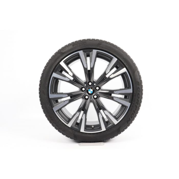BMW Winterkompletträder X7 G07 22 Zoll Styling 756 Y-Speiche