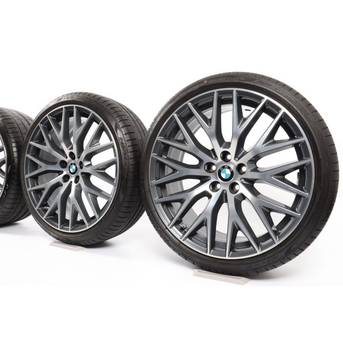 BMW Sommerkompletträder 5er G30 G31 20 Zoll Styling 636 Kreuzspeiche main product photo