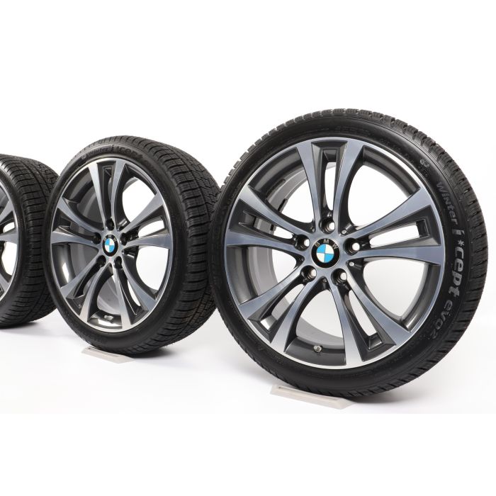 BMW Winterkompletträder 1er F20 F21 2er F22 F23 18 Zoll Styling 384 Doppelspeiche main product photo