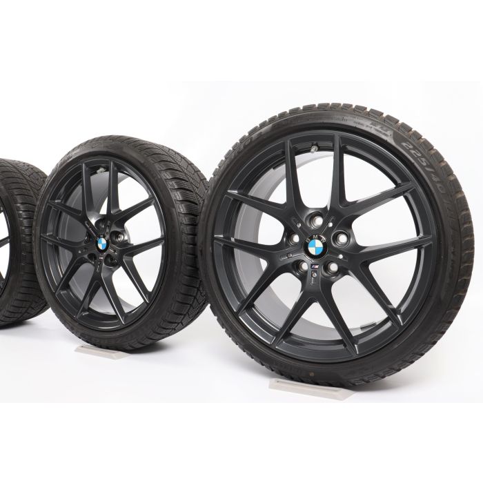 BMW Winterkompletträder 1er F40 (Modell ab 09/19) 18 Zoll 554 M Y-Speiche  RDC Orbitgrau