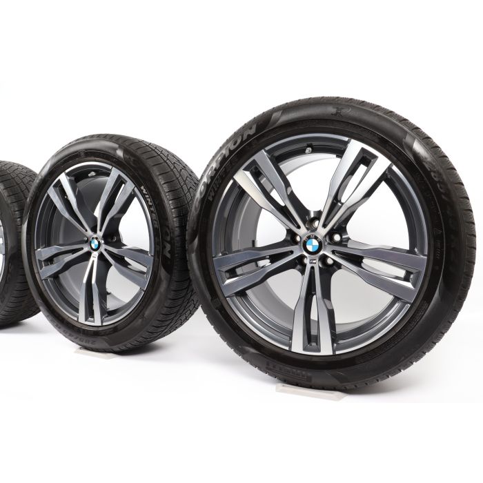 BMW Winterkompletträder X7 G07 21 Zoll Styling 754 M Doppelspeiche main product photo