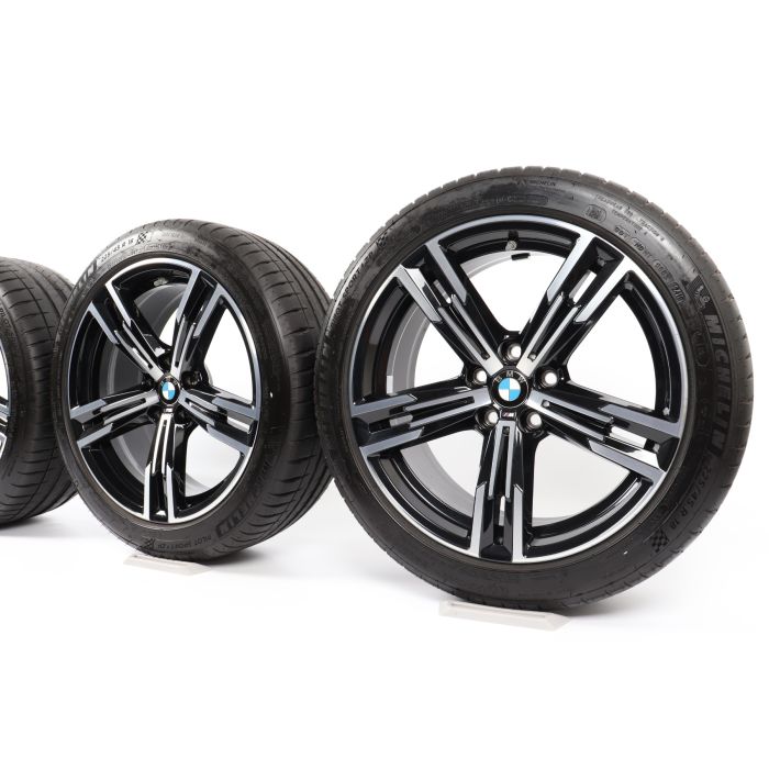 BMW Sommerkompletträder 3er G20 G21 2er G42 4er G22 G23 18 Zoll Styling 848 M Doppelspeiche main product photo