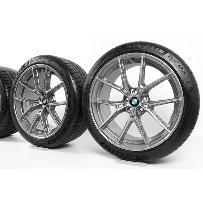  BMW Summer Wheels M5 F9 pulgadas llantas de aleación M de radios dobles bicolor